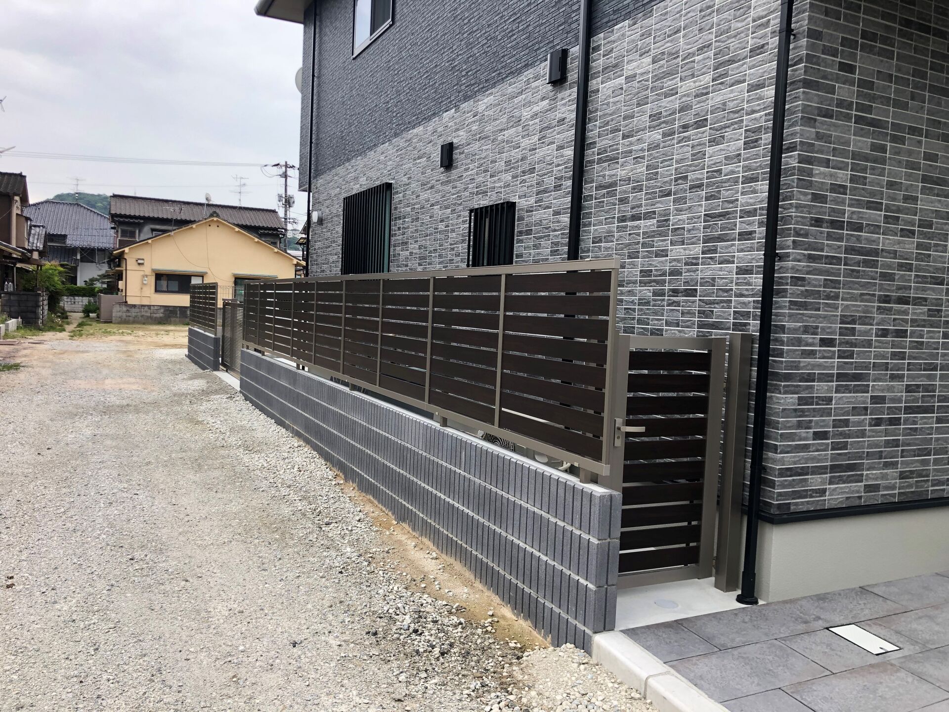 施工事例目隠しフェンス